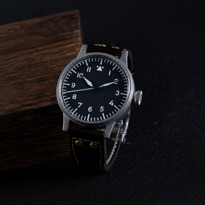 HRUODLAND F013 Flieger Type-A Automatic Mechanical Watch 42mm Sapphire 10Bar
