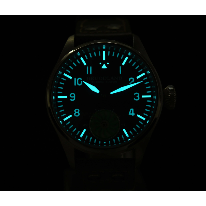 Hruodland F016 2026 Pilot Men's Manual Mechanical Watch 43MM Sapphire 10Bar BGW-9