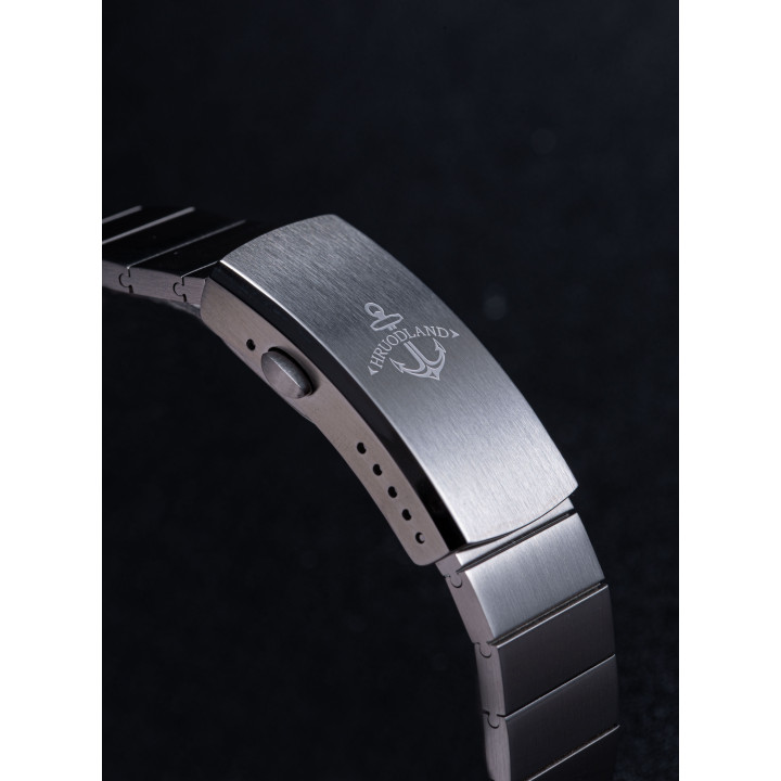 HRUODLAND F022 OS00 Quartz 39mm Blue/Black Dial