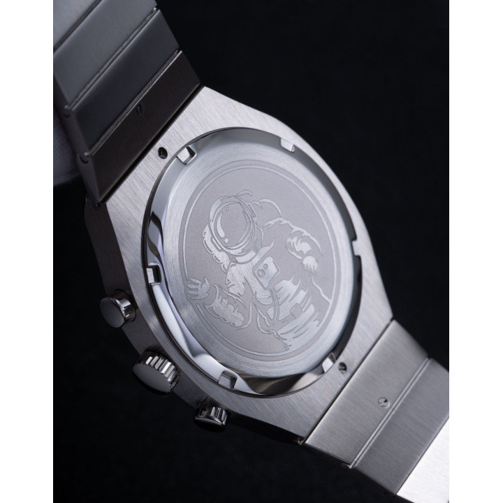 HRUODLAND F022 OS00 Quartz 39mm Blue/Black Dial