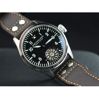 Hruodland F016 2025 new pilot ST3620 men's manual mechanical watch 43MM sapphire waterproof 10Bar BGW-9