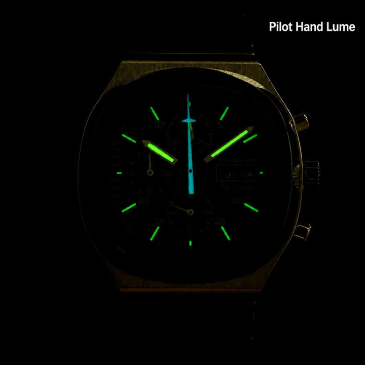 HRUODLAND F022 OS00 Quartz 39mm Blue/Black Dial