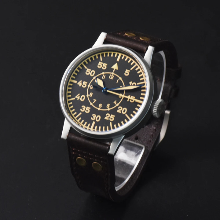 HRUODLAND F013 B-Uhr Automatic Watch 42mm Sapphire 10Bar