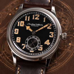 HRUODLAND F027 ST1701 Automatic 38mm Black/Red/Coffee