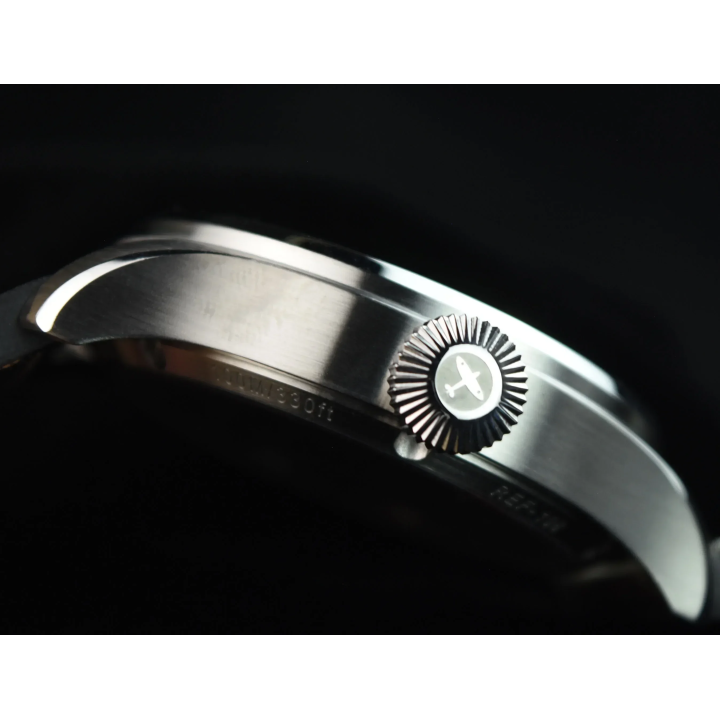 Hruodland F016 2025 new pilot ST3620 men's manual mechanical watch 43MM sapphire waterproof 10Bar BGW-9