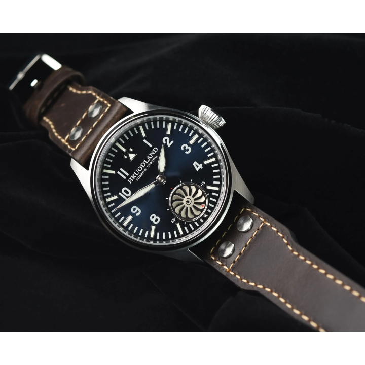 Hruodland F016 2026 Pilot Men's Manual Mechanical Watch 43MM Sapphire 10Bar BGW-9