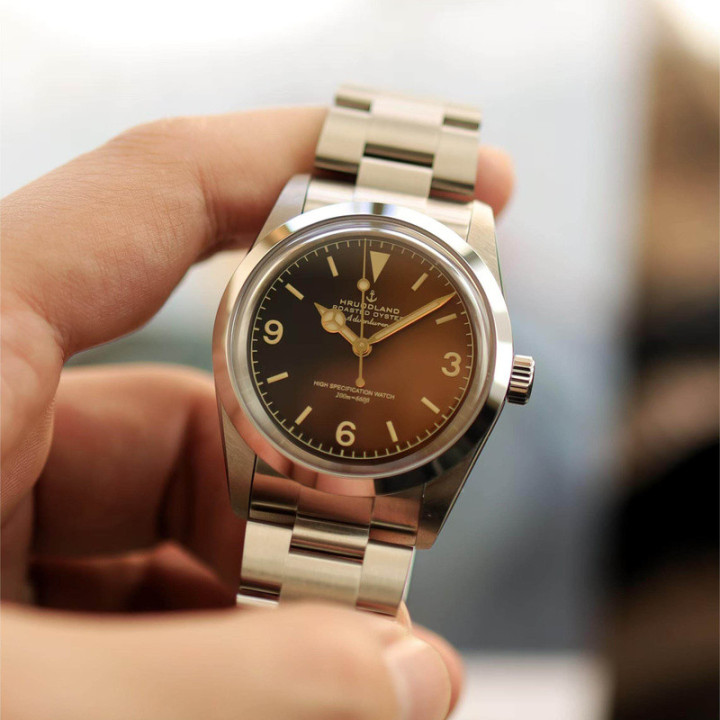 HRUODLAND F029 PT5000/SW200 Automatic Watch 36mm Sapphire 200M