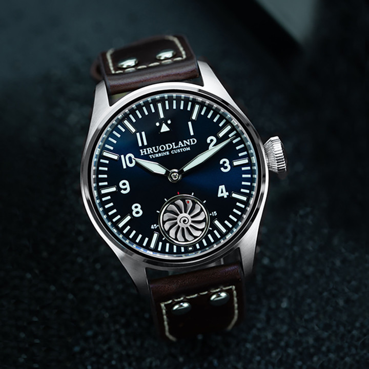 Hruodland F016 2026 Pilot Men's Manual Mechanical Watch 43MM Sapphire 10Bar BGW-9