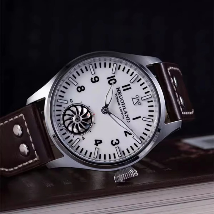 HRUODLAND F016 43mm ST3620 Mechanical Watch Hand-Wound Sapphire Crystal