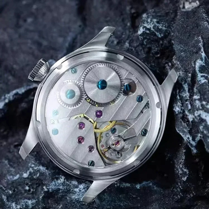 HRUODLAND F016 43mm ST3620 Mechanical Watch Hand-Wound Sapphire Crystal