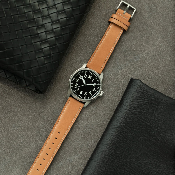 HRUODLAND F021 40mm Full-Lume Flieger Pilot Watch – Type A / Type B – PT5000 / SW200