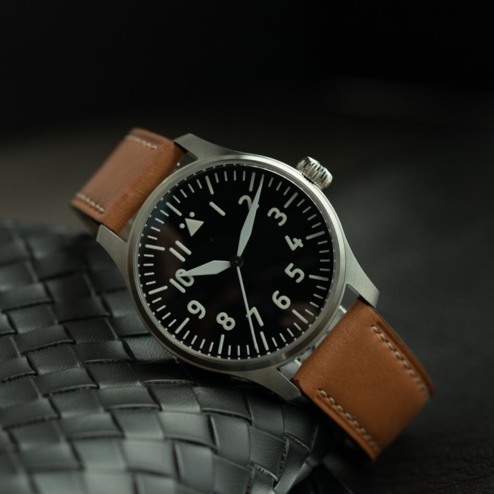 HRUODLAND F021 40mm Full-Lume Flieger Pilot Watch – Type A / Type B – PT5000 / SW200