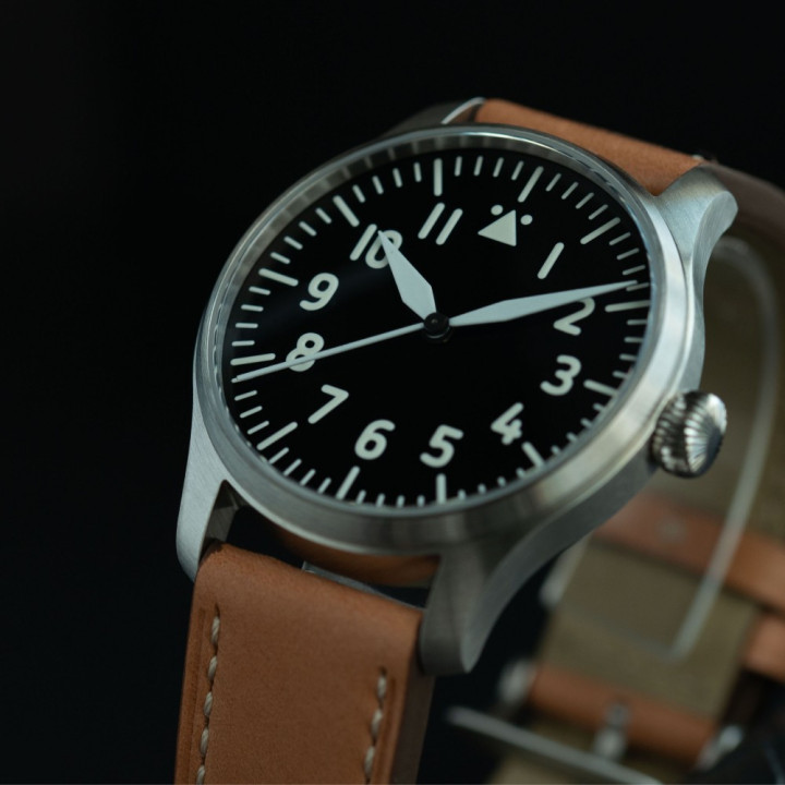 HRUODLAND F021 40mm Full-Lume Flieger Pilot Watch – Type A / Type B – PT5000 / SW200