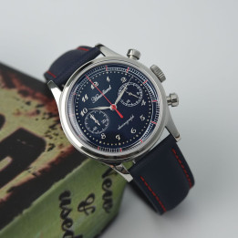 HRUODLAND G-003 38mm VK64 Meca-Quartz Chronograph