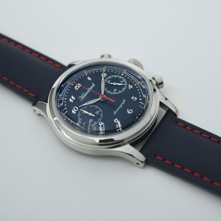 HRUODLAND G-003 38mm VK64 Meca-Quartz Chronograph