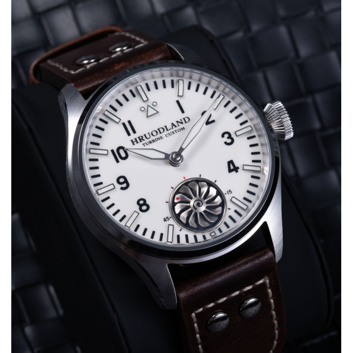 Hruodland F016 2026 Pilot Men's Manual Mechanical Watch 43MM Sapphire 10Bar BGW-9