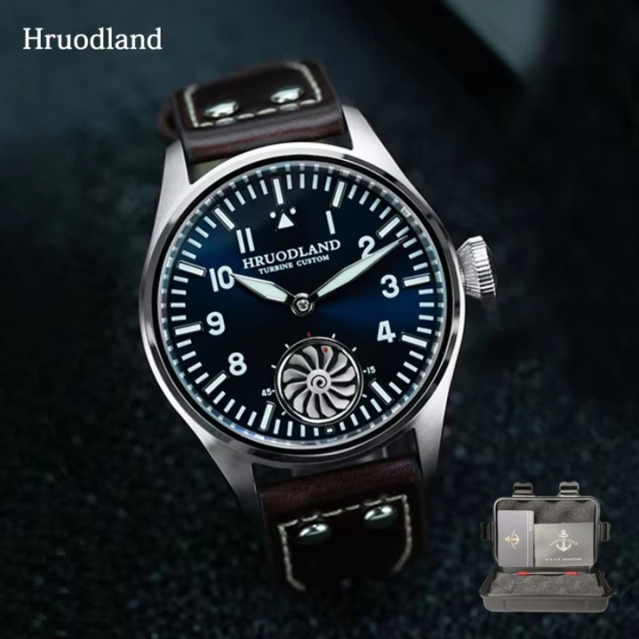 HRUODLAND F016 43mm ST3620 Mechanical Watch Hand-Wound Sapphire Crystal