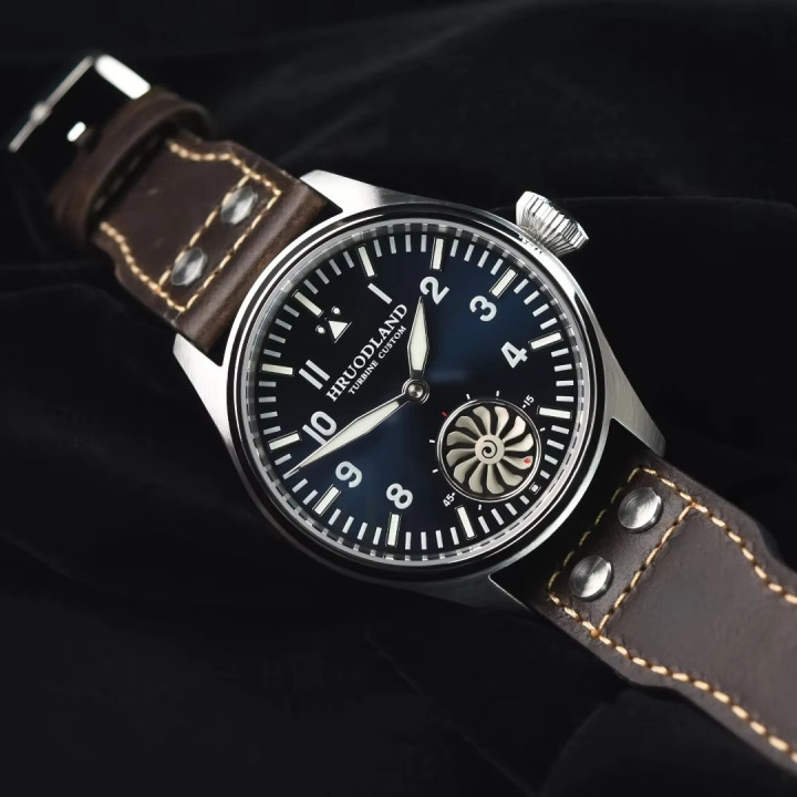 HRUODLAND F016 43mm ST3620 Mechanical Watch Hand-Wound Sapphire Crystal