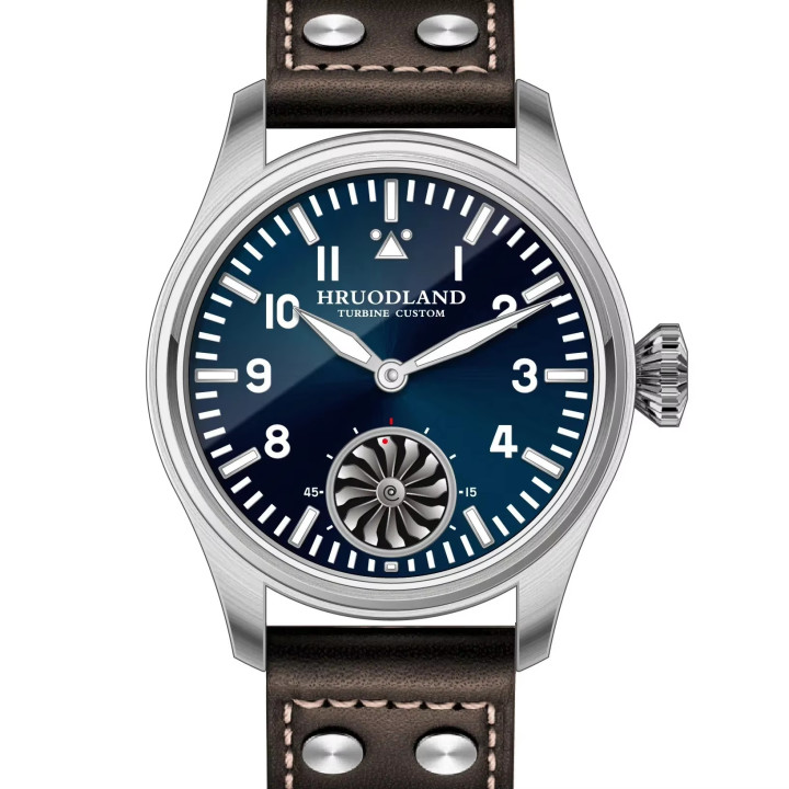 HRUODLAND F016 43mm ST3620 Mechanical Watch Hand-Wound Sapphire Crystal