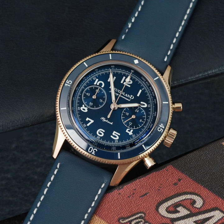HRUODLAND F019 VK64 Quartz Chronograph Watch 40mm