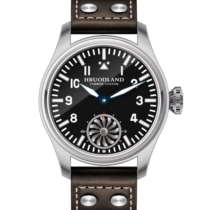 HRUODLAND F016 43mm ST3620 Mechanical Watch Hand-Wound Sapphire Crystal