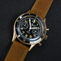 HRUODLAND F019 VK64 Quartz Chronograph Watch 40mm