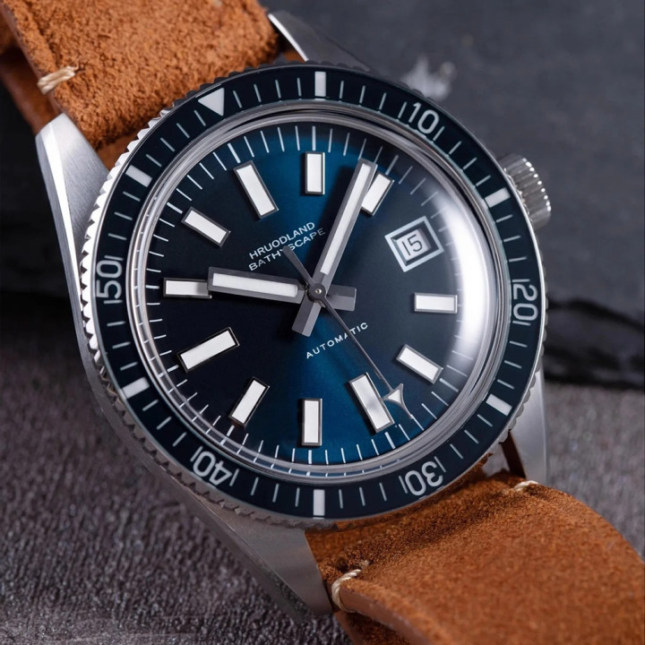 HRUODLAND F031 Automatic Dive Watch PT5000 SW200 Sapphire 200M