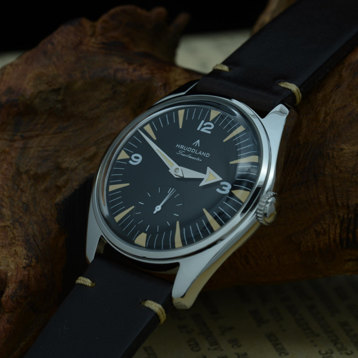 HRUODLAND F033 36mm Quartz Watch TMI VD78 K1 Mineral Glass